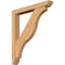 Ekena Millwork Funston Slat Smooth Bracket w/ Offset Brace, Western Red Cedar, 5 1/2"W x 38"D x 44"H BKT0604X38X44FST06SWR - alternate 1